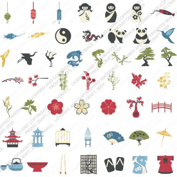 Cricut PAGODA shape (Asian theme) - Picture 3 of 16